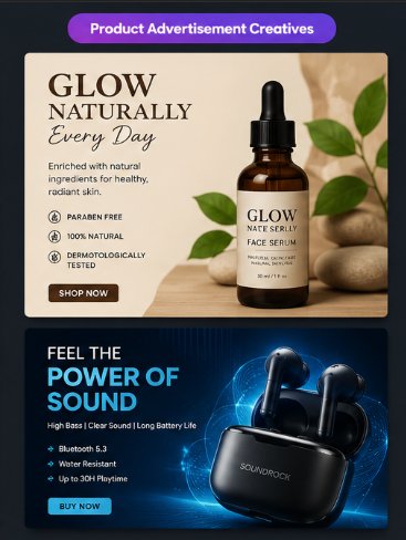 Product Advertisement Creatives