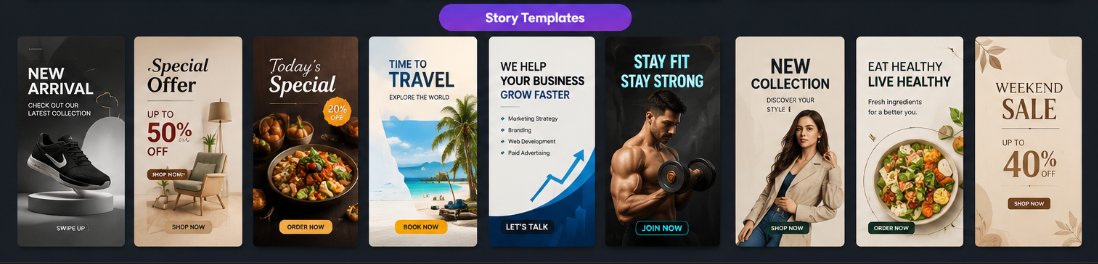 Instagram Story Marketing Templates